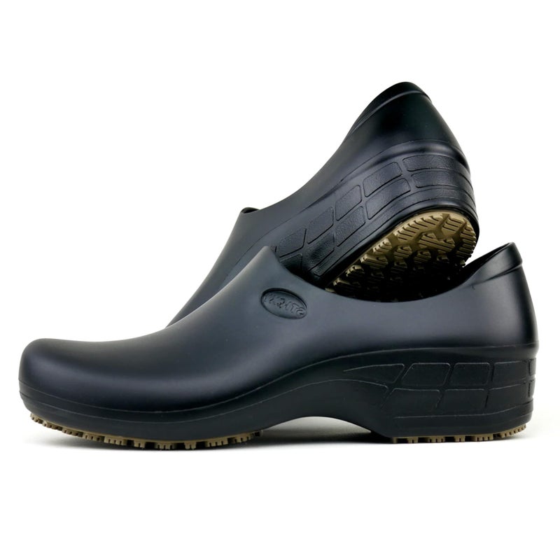 Sticky SSW-US-PTA-9.5 Nursing Shoes Women - Chefs - Kitchen - Nurses - Clogs for Work - Waterproof Non Slip (Black, 9.5) - Image 1